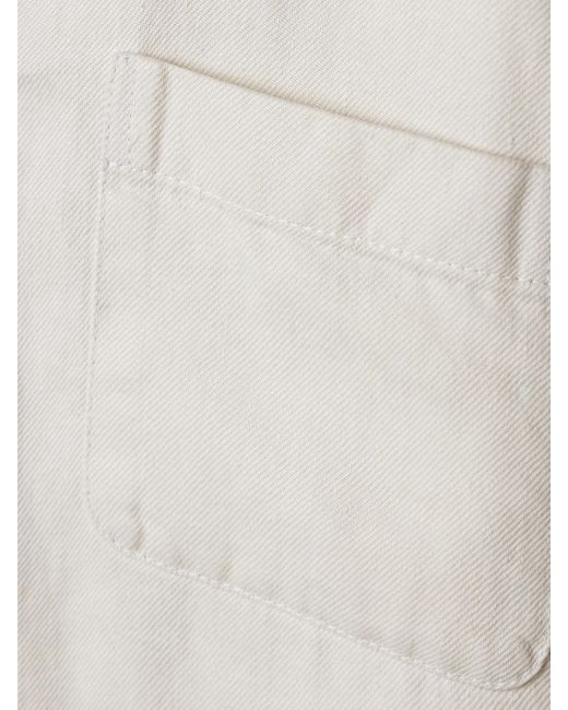 The Row White Nesson Hemd Aus Leinen-Twill