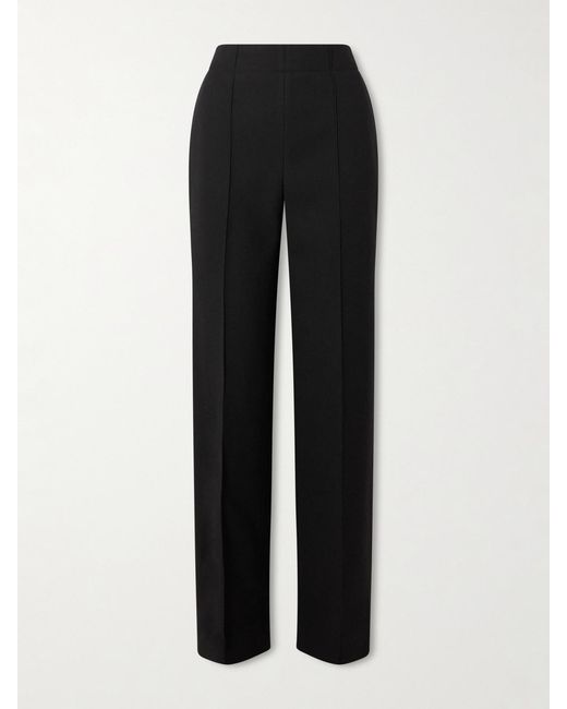 Proenza Schouler Black Zee Scuba Straight-Leg Pants