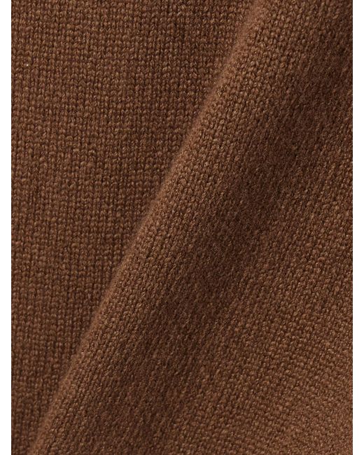 Khaite Brown Nera Kaschmirpullover