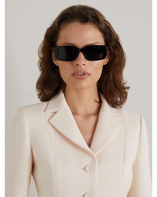 Dior Black Wildior S2U Rectangular-Frame Acetate Sunglasses