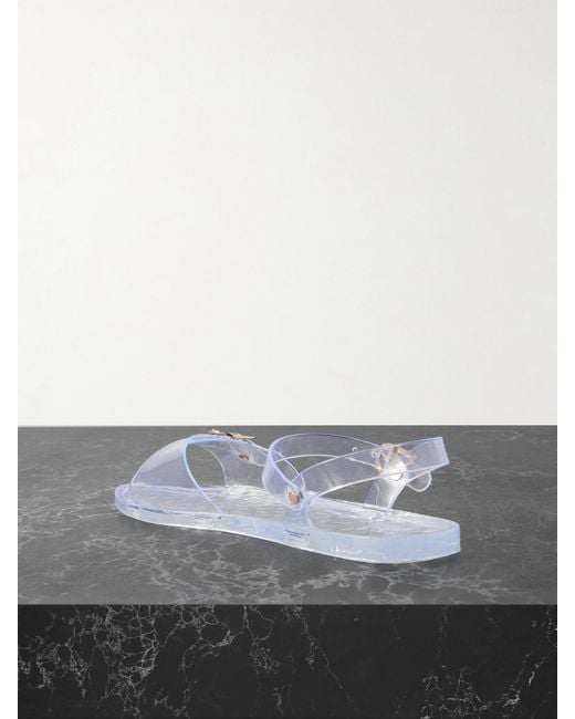 Ancient Greek Sandals Gray Irini Slingback-Sandalen Aus Recyceltem Pvc