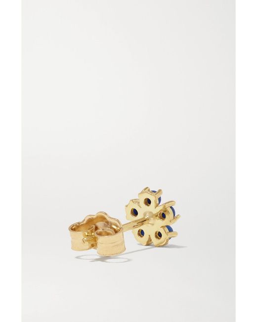 Jennifer Meyer Blue 18-Karat, Lapis Lazuli And Diamond Earrings