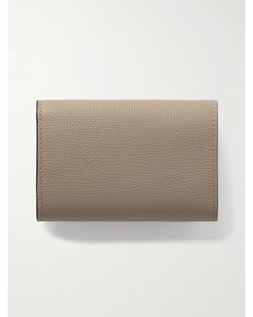 Loewe Natural Anagram Textured-Leather Wallet