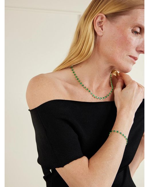 Irene Neuwirth Natural 18-Karat Emerald Necklace