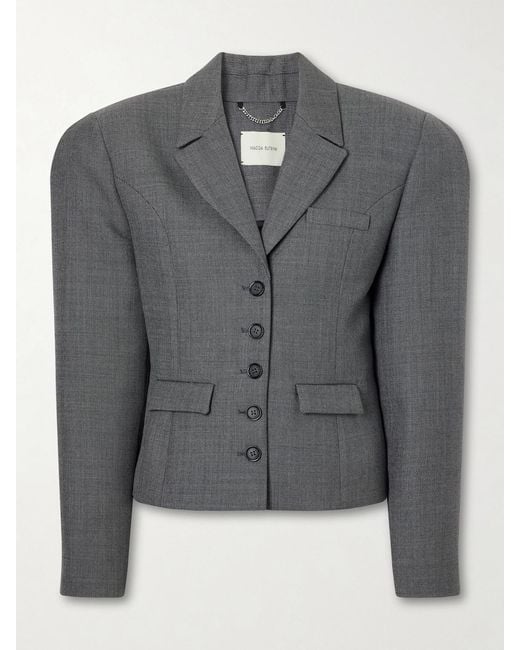 Magda Butrym Gray Wool Blazer