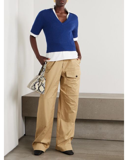 Allude Blue Kaschmirpullover
