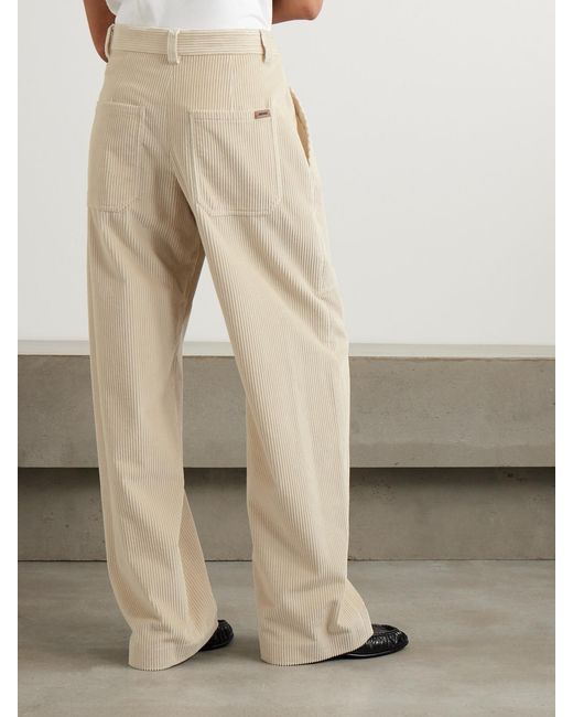 Brunello Cucinelli Natural Cotton-Corduroy Pants