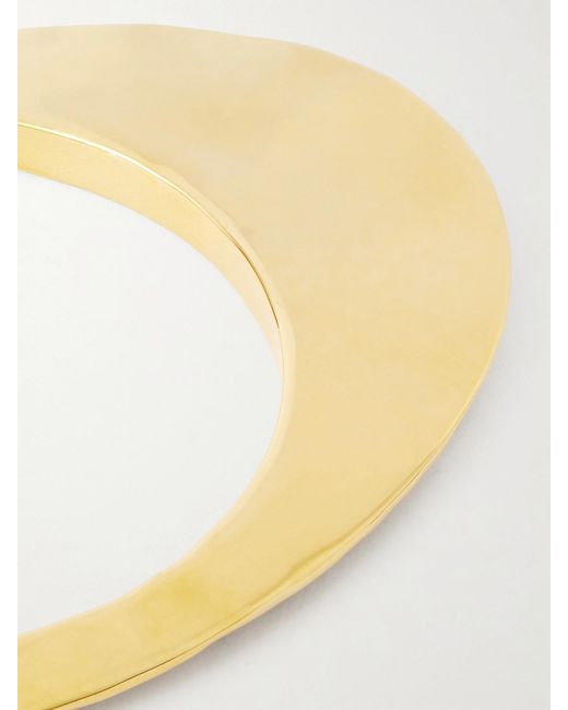 Saint Laurent Natural Blade-Tone Bracelet