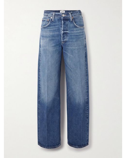 Citizens of Humanity Blue Ayla Baggy High-Rise Jeans