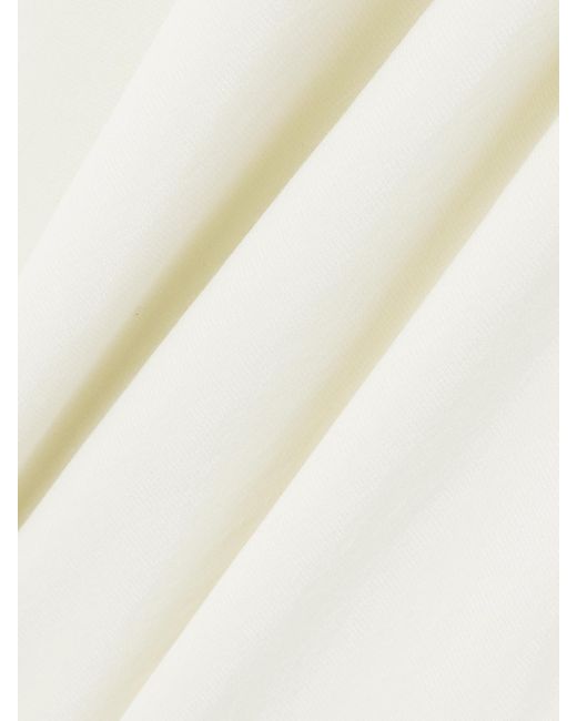 St. Agni White Open-Back Tencel Lyocell And Lenzing Ecovero-Blend Twill Maxi Dress