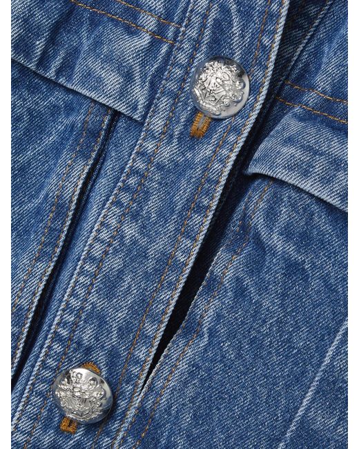 Veronica Beard Blue Vistola Jean Jacket