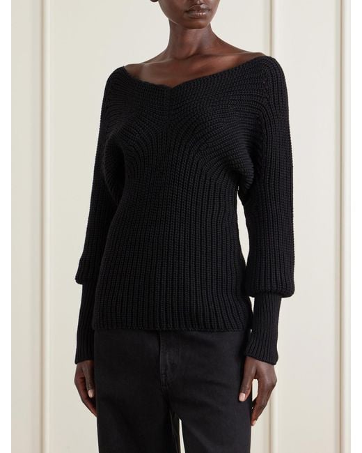 Lemaire Blue Wool Sweater