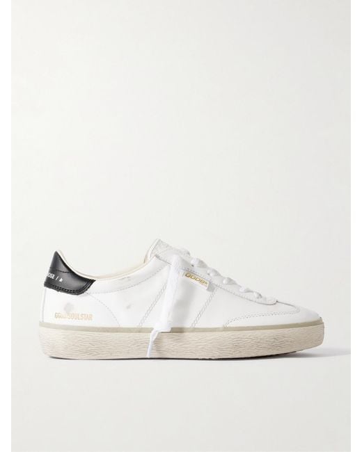 Golden Goose Deluxe Brand White Soul Star Sneakers Aus Leder