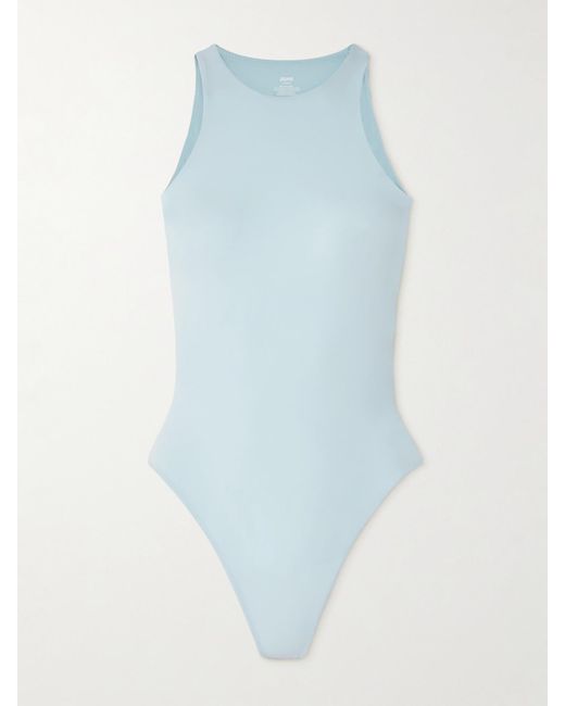 Skims Blue Fits Everybody High Neck Bodysuit
