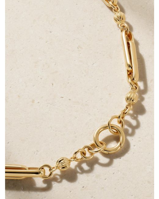 Lucy Delius Natural Stirrup 14-Karat Necklace
