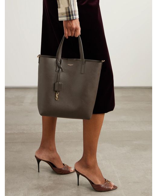 Saint Laurent Black Toy North/South Tote Aus Leder