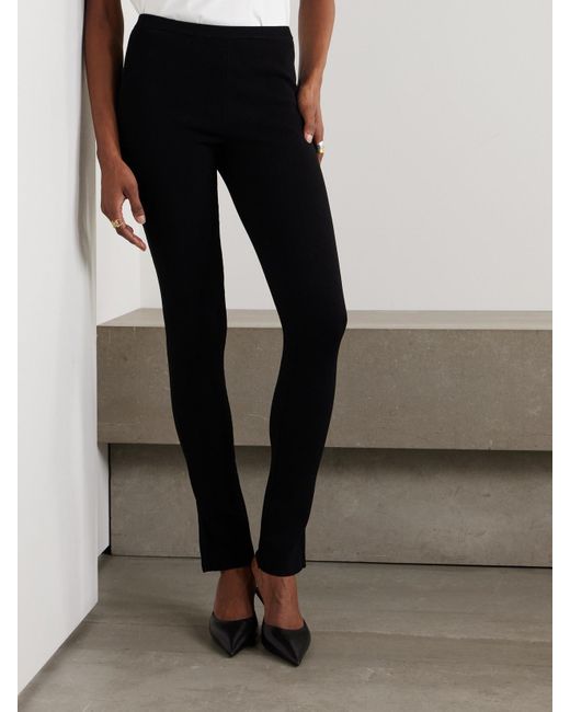 Proenza Schouler Marisol Stretch-Knit Skinny Pants in Black Lyst