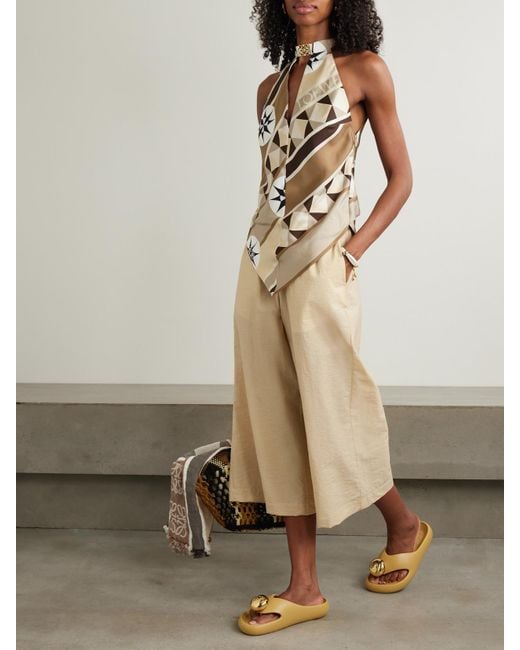 Loewe Natural Paula's Ibiza Hose Mit Weitem Bein Aus Einer Baumwollmischung