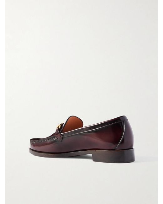 Tom Ford Brown Loafers Aus Leder Mit Verzierung