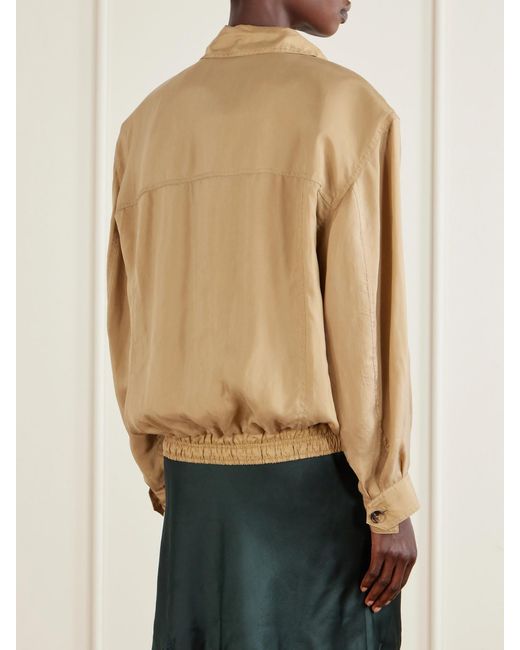 Saint Laurent Natural Complexe Blouson Jacket