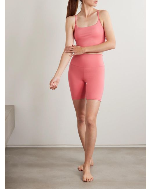 Varley Pink Shorts Aus Freesoft-Material