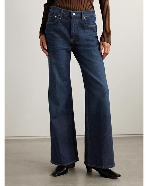 Citizens of Humanity Blue Kimberly High-Rise Flared Jeans