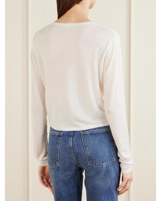 Leset Natural James Merino Wool Cardigan