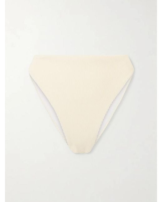 Haight White Mah Ribbed Bikini Briefs