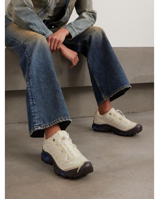 Salomon Blue Xt-4 Og Protective Sneakers Aus Ripstop Mit Gummibesätzen