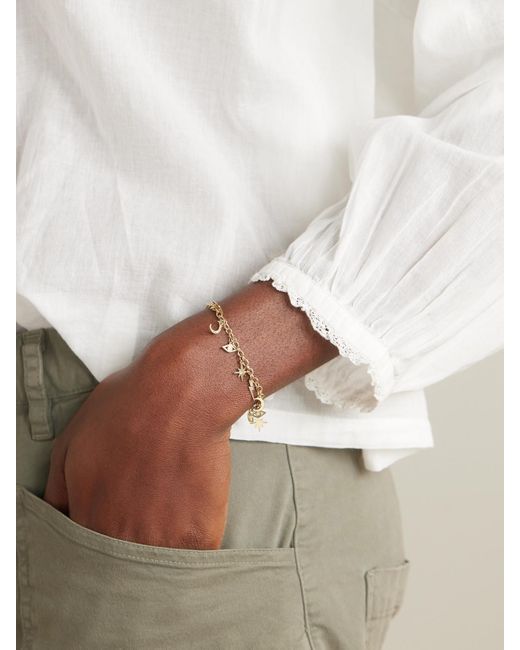 Sydney Evan Natural Fringe 14-Karat Bracelet