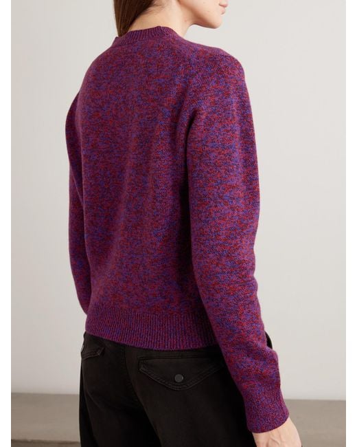 &Daughter Purple Sligo Wool Sweater