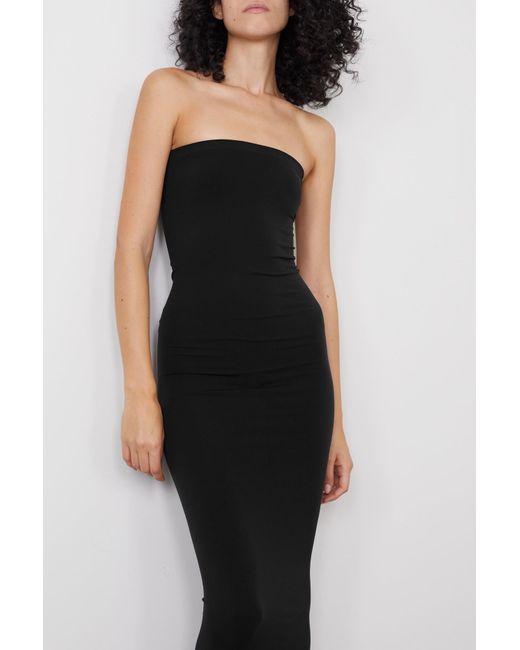Wolford Fatal Strapless Stretch-jersey Maxi Dress in Black | Lyst UK