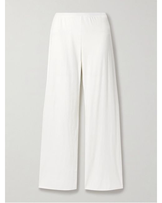 Skin White Organic Pima Cotton-Jersey Pajama Pants