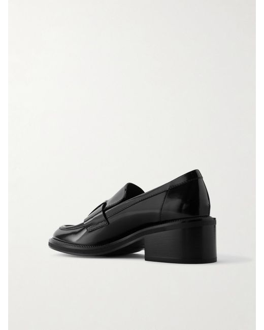 Jimmy Choo Black Tylor Patent-Leather Loafers