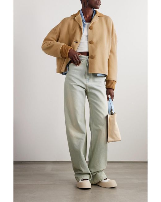 Marni Natural Wool-Blend Jacket