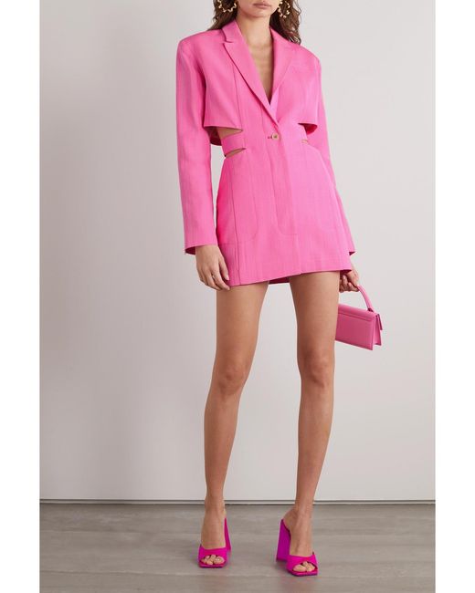Jacquemus Pink 'La Robe Bari' Dress