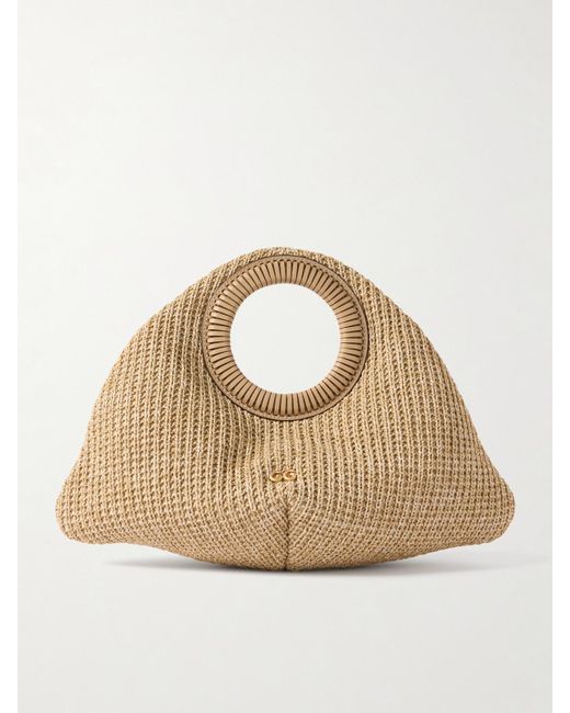 Sac À Main En Raphia Thais Cult Gaia en coloris Metallic