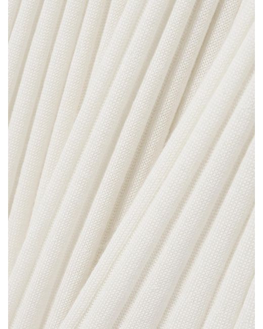 Gabriela Hearst Natural Ardor Ribbed Cashmere And Silk-Blend Midi Dress