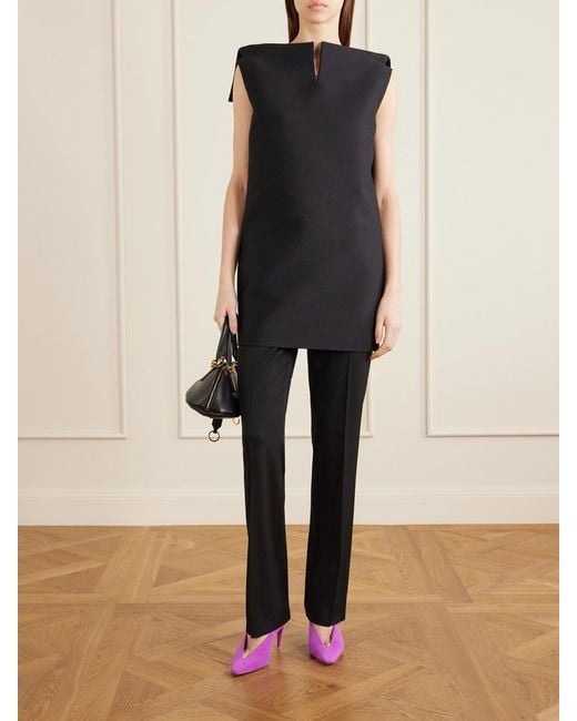 Balenciaga Black Bolero Embellished Leather Shoulder Bag