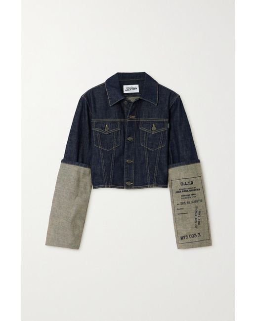 Two toned deals jean jacket