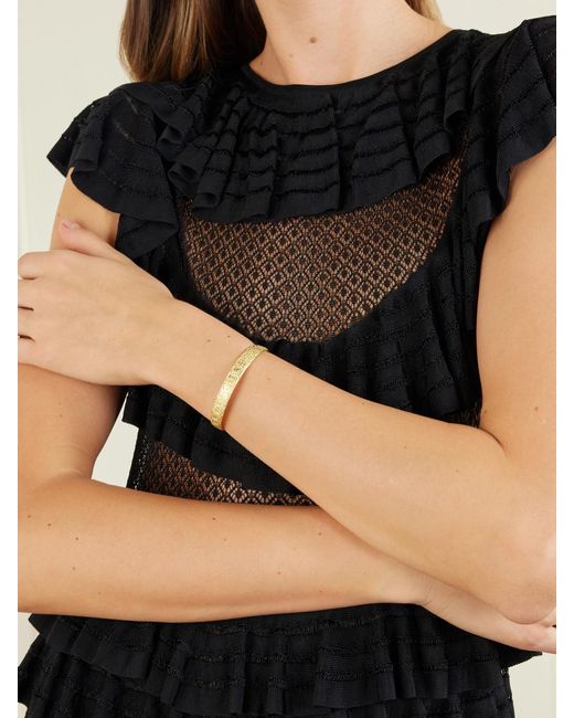 YSSO Metallic Labyrinth-Plated Cuff