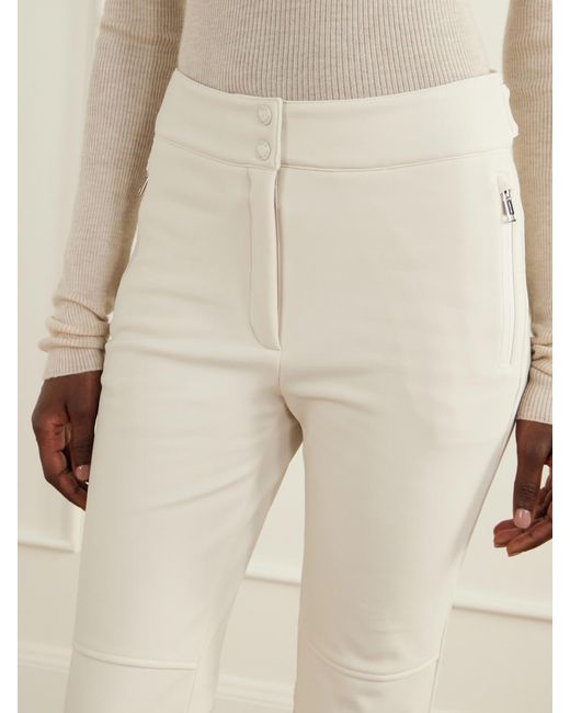 Yves Salomon White Bootcut Ski Pants
