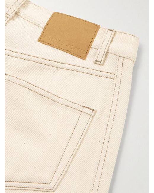 B Sides Natural Charlot Mid-Rise Wide-Leg Jeans