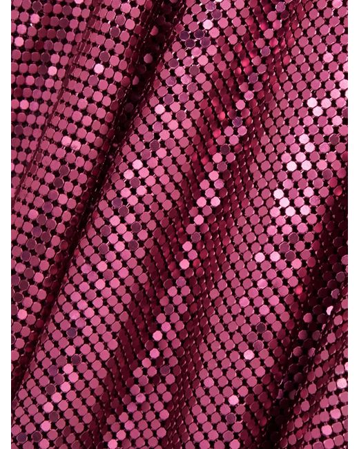 Rosantica Pink Mermaid Chainmail Mini Skirt