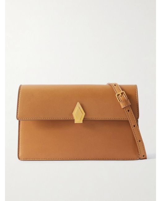 Metier Natural Parallel 22 Small Leather Shoulder Bag