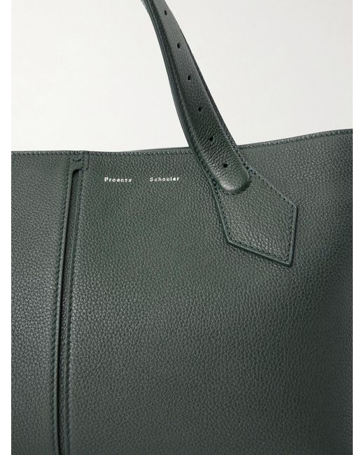 Proenza Schouler Black East West Chelsea Textured-Leather Tote