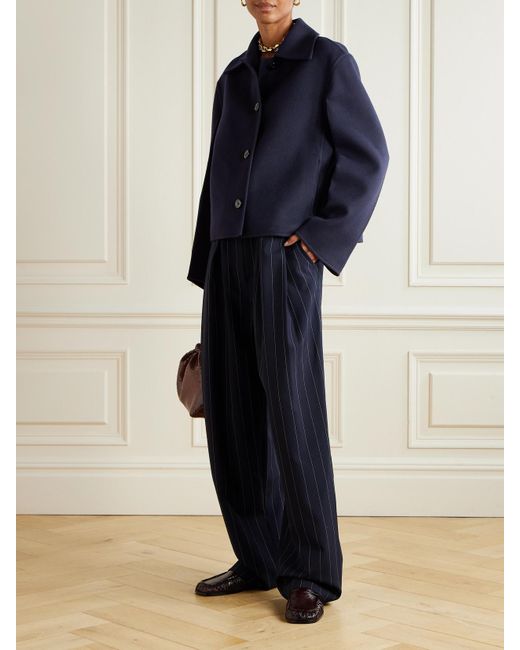 Jil Sander Women's Blue Wool Jacket