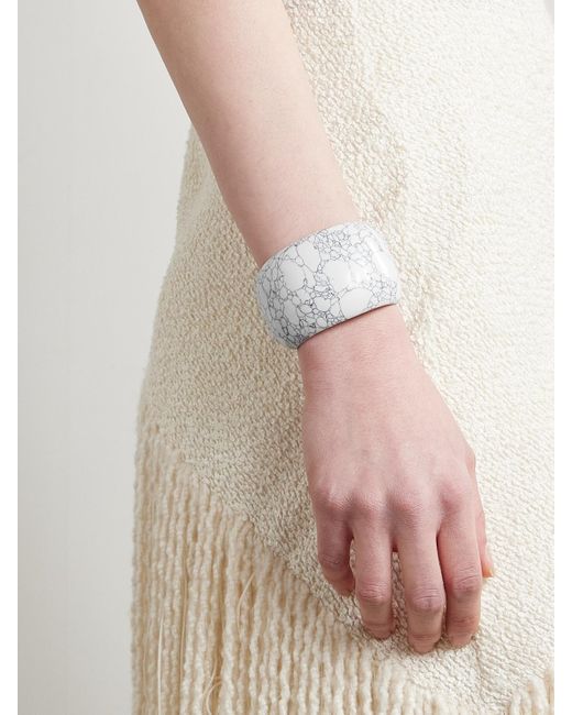 Gabriela Hearst Gray Armspange Aus Howlith