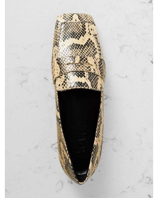 Aeyde Multicolor Tom Snake-Effect Leather Loafers