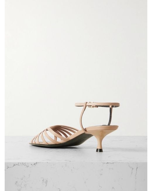 Victoria Beckham Natural Leather Sandals